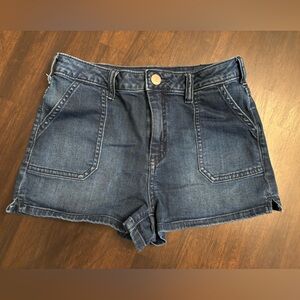 Lauren Conrad soft & stretchy blue jean shorts
